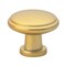 Gliderite Hardware 1-1/8 in. Brass Gold Round Classic Cabinet Knob, 5PK 5096-BG-5 - alternate 1